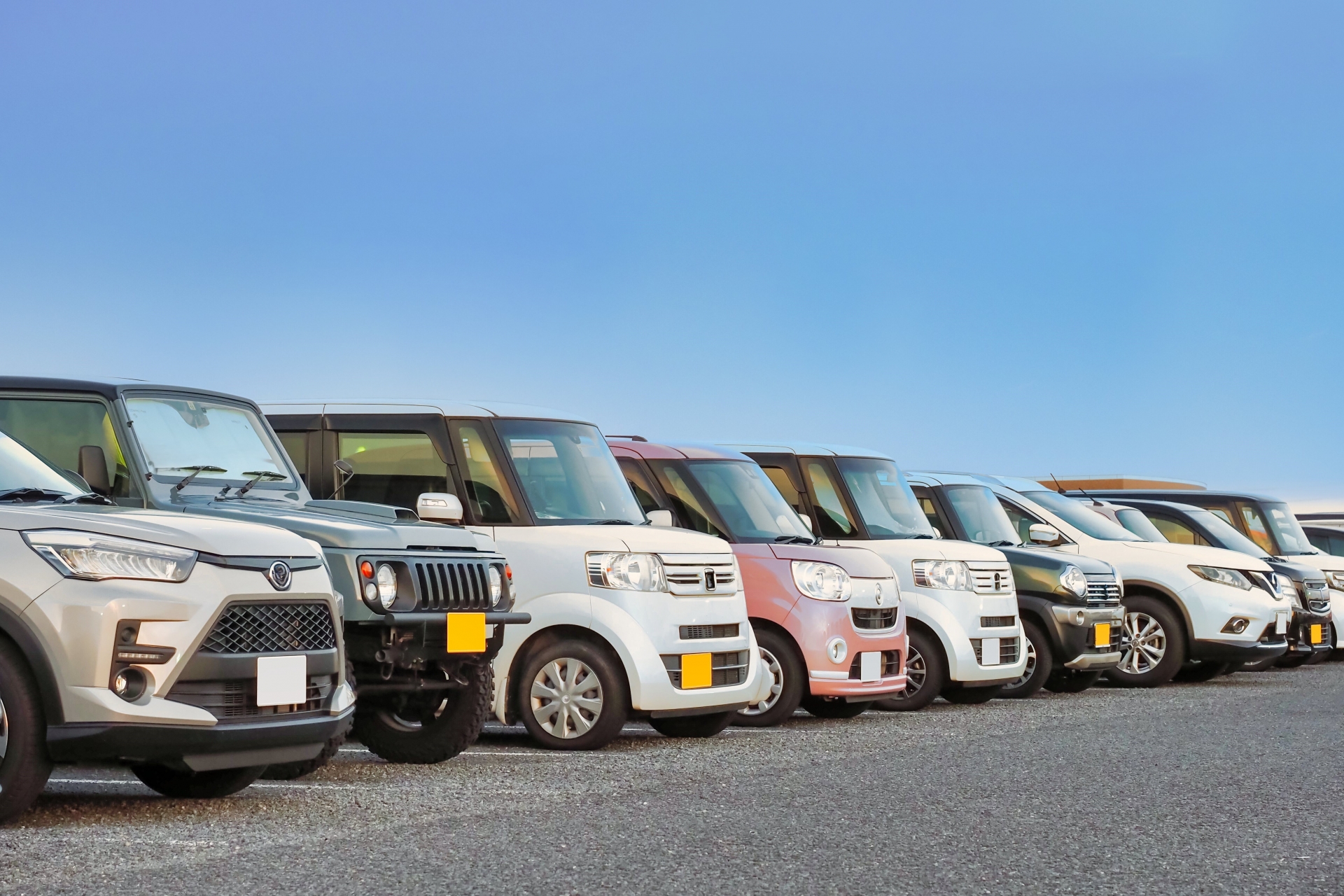 オートセンターモリ レンタカー店舗の車両
