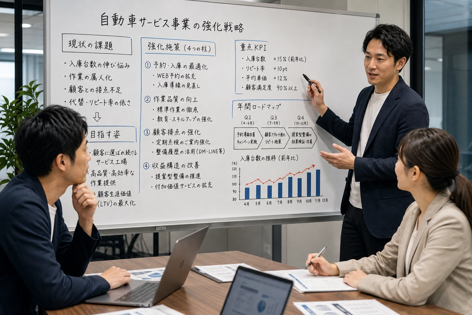 施策を議論する幹部候補